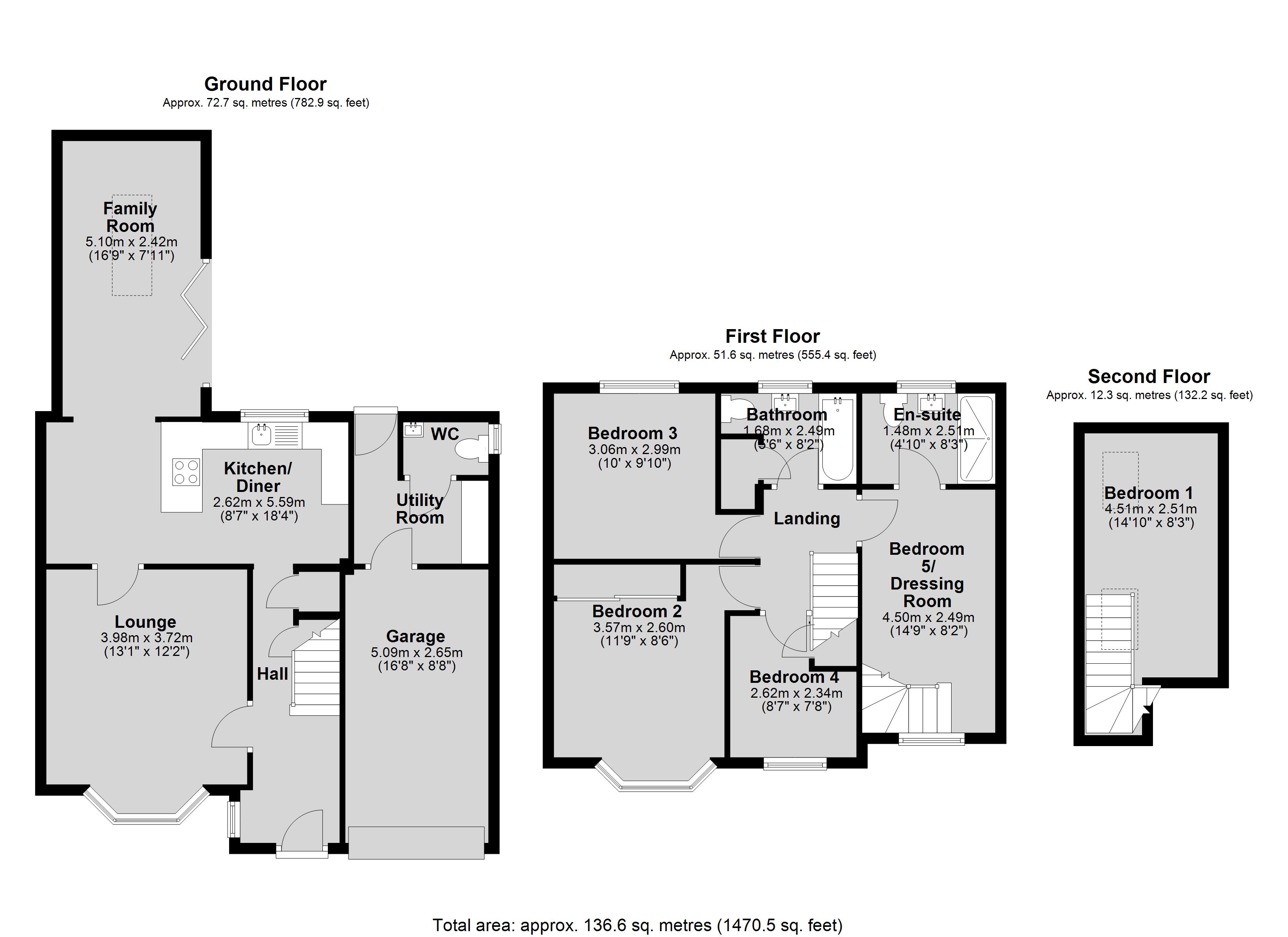4, Troutbeck Close, Lincoln floorplan