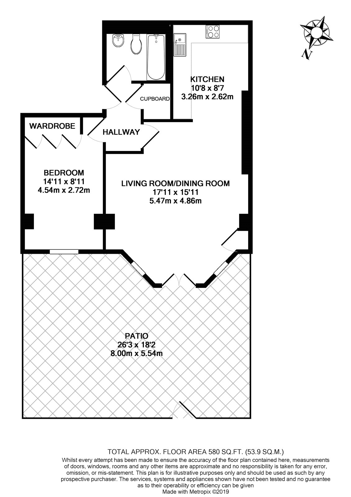 1 Bedrooms Flat to rent in Sutherland Avenue, Maida Vale W9