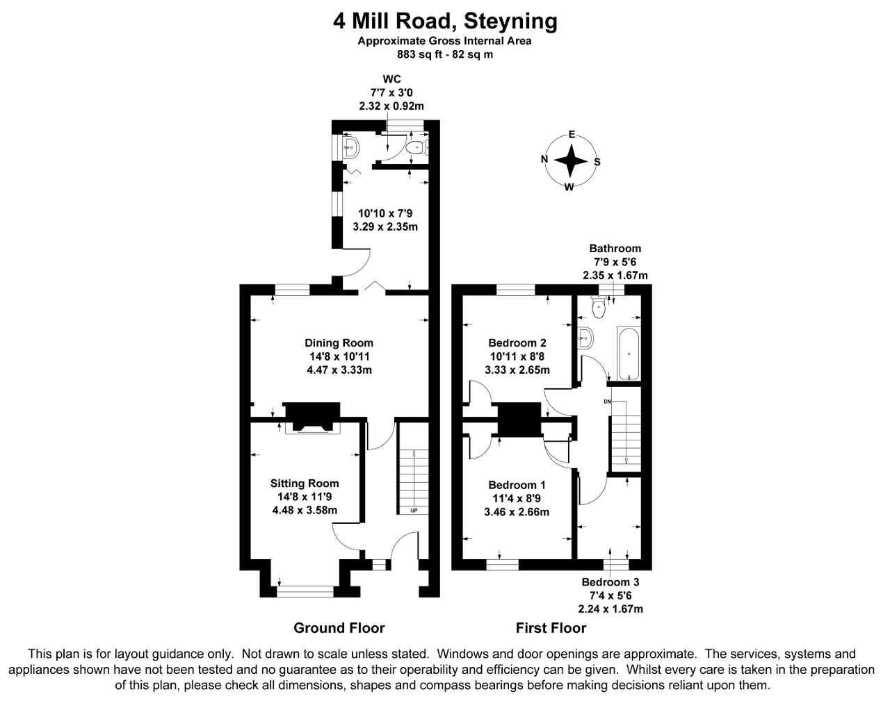 4, Mill Road, Steyning floorplan