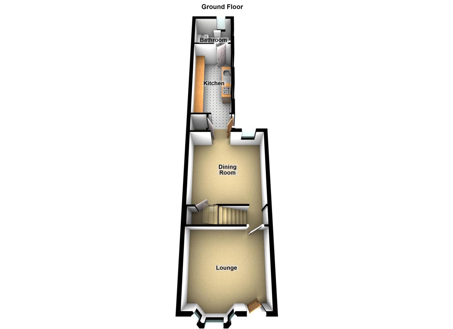 Huntly Grove, Peterborough PE1, 3 bedroom terraced house for sale