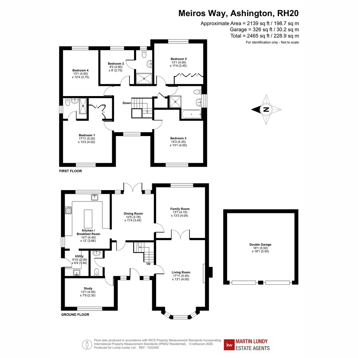 8, Meiros Way, Ashington floorplan