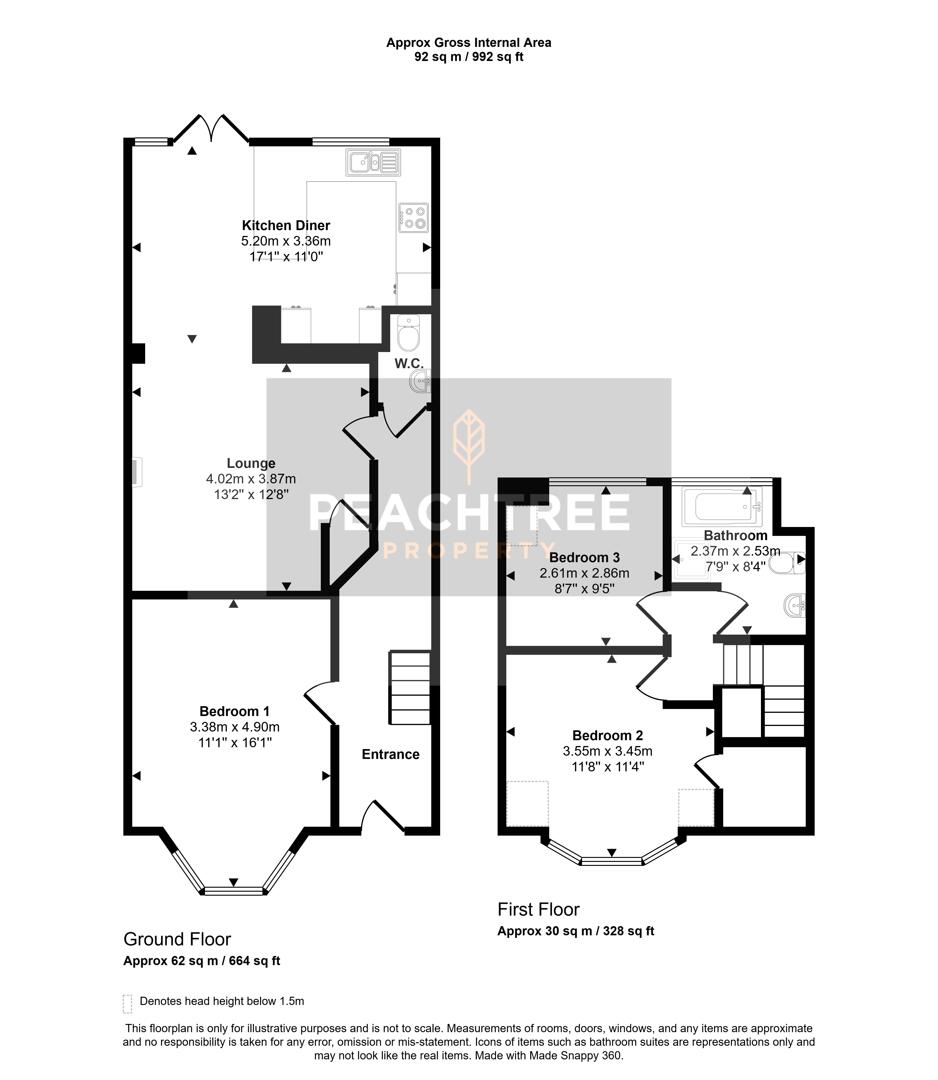 158, Sandy Road, Renfrew floorplan