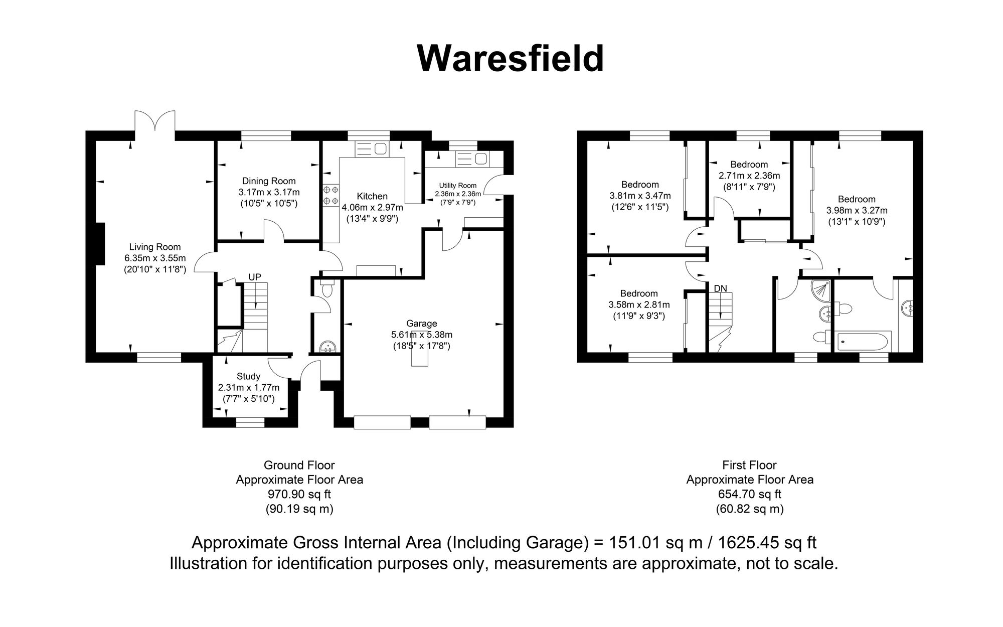 2 Wares Field, Uckfield floorplan