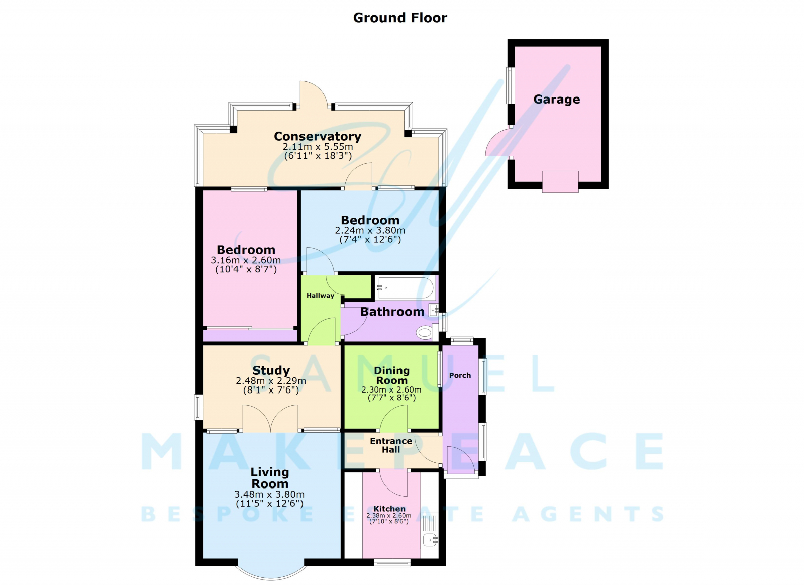 5 McEllin Close, Bignall End, Stoke-on-Trent floorplan