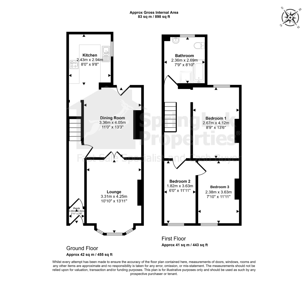 247, Worsley Road, Eccles floorplan