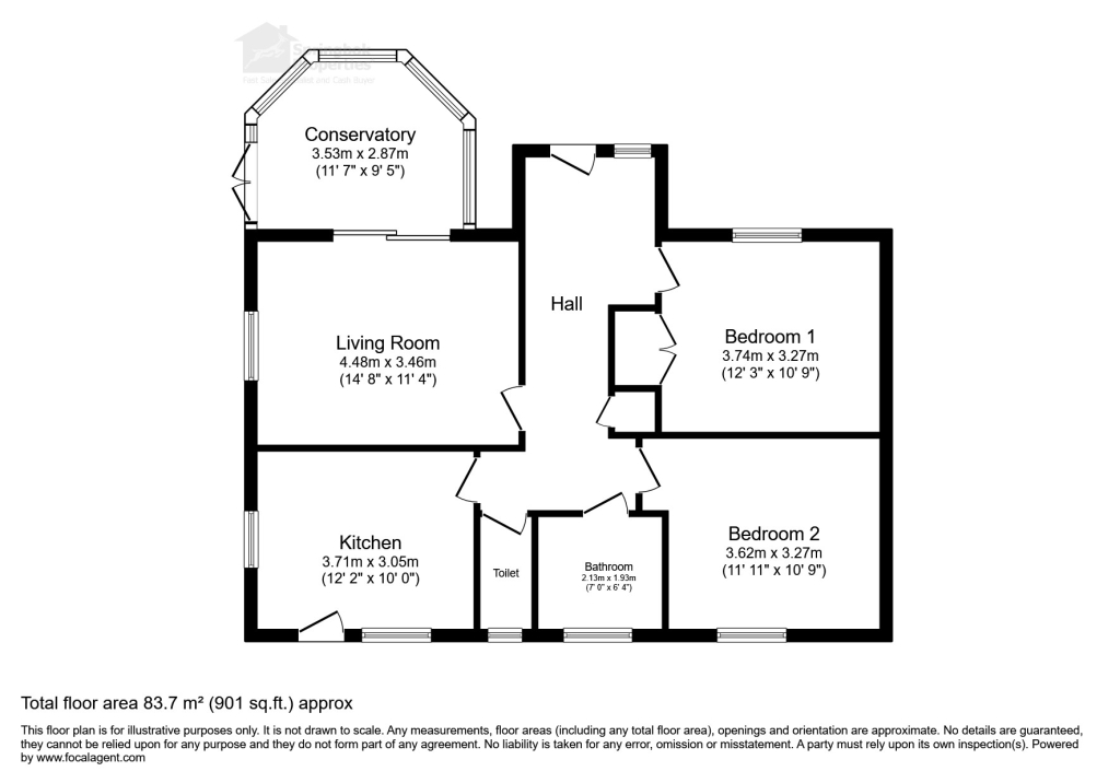 23, North Road, Shanklin floorplan
