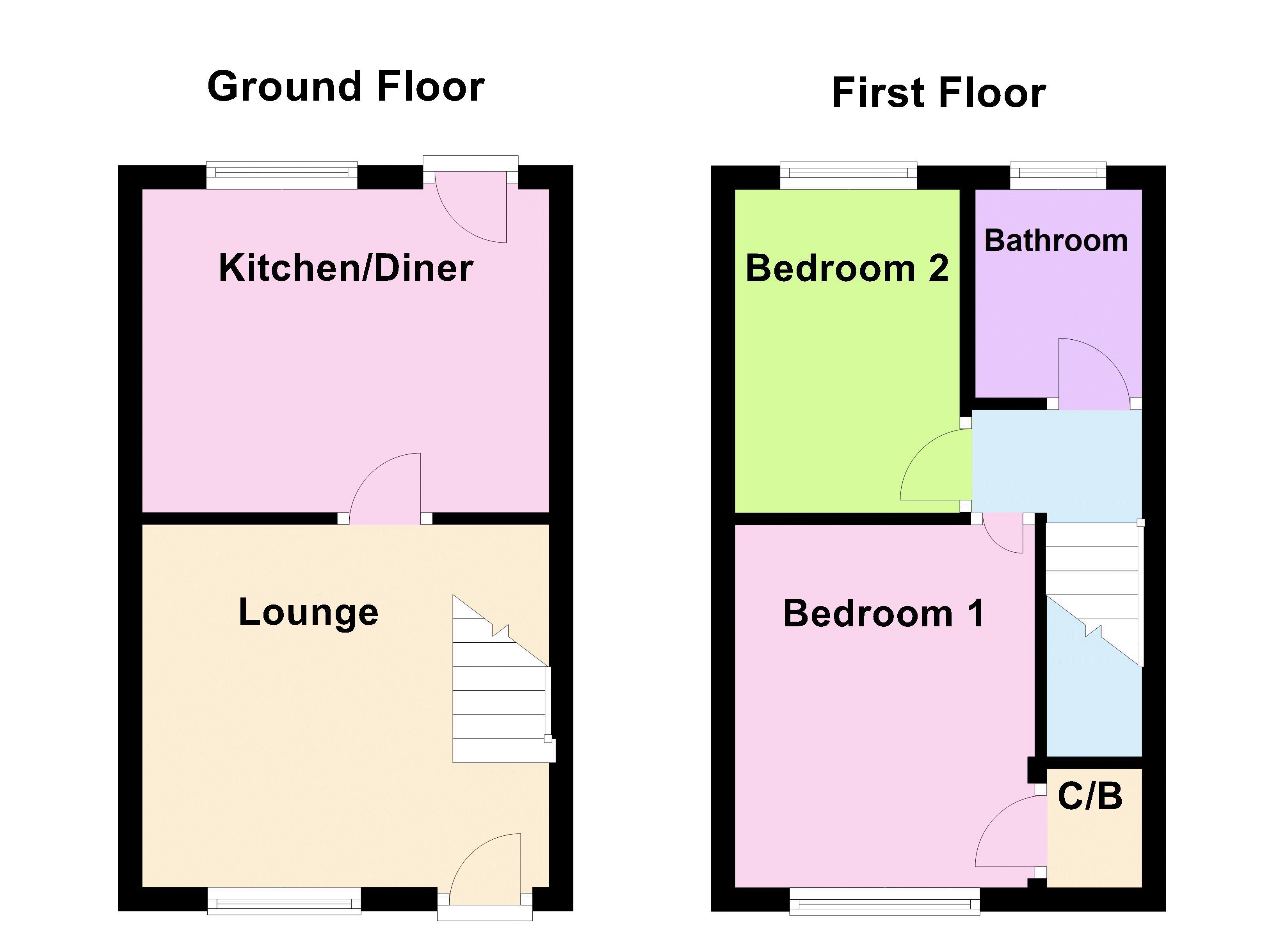 2 Bedrooms Terraced house for sale in Crookes Avenue, Mansfield Woodhouse, Mansfield NG19