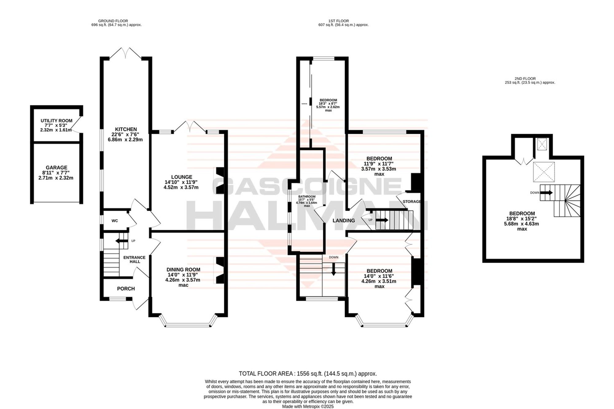 13 Swaylands Drive, Sale floorplan