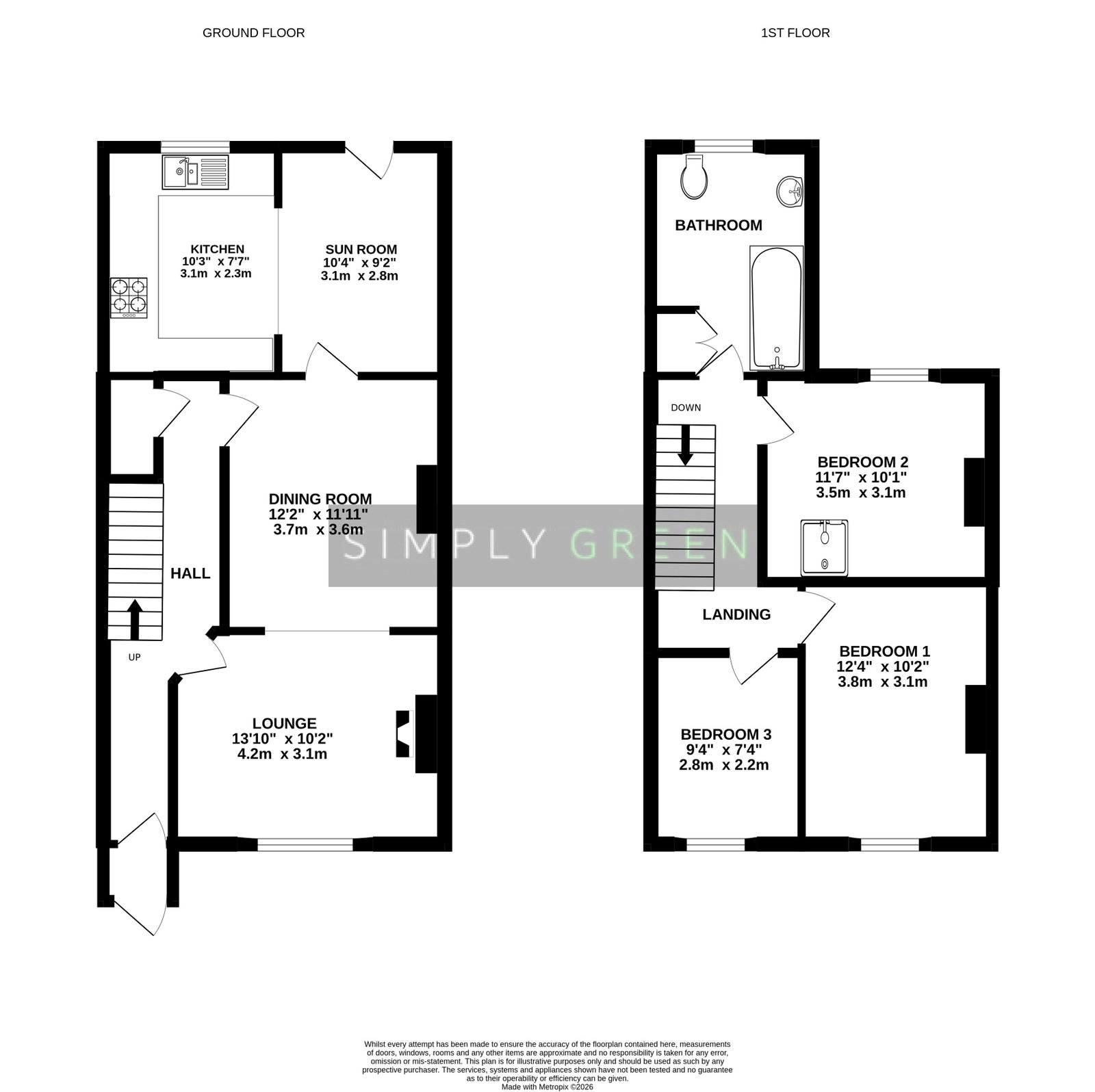 36, Chudleigh Road, Newton Abbot floorplan