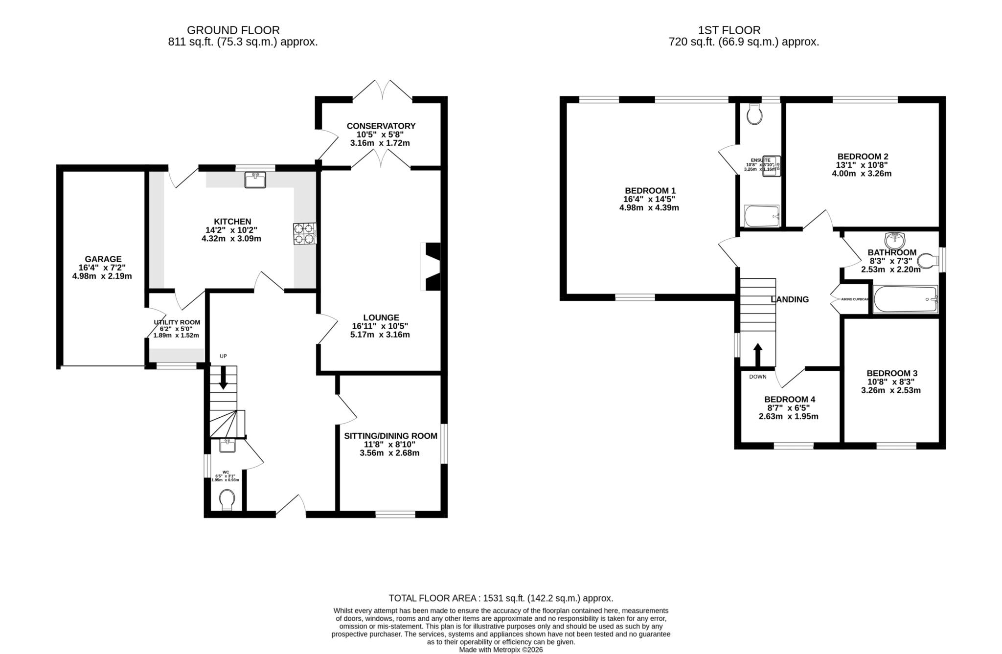 1, Prospect Close, Norwich floorplan