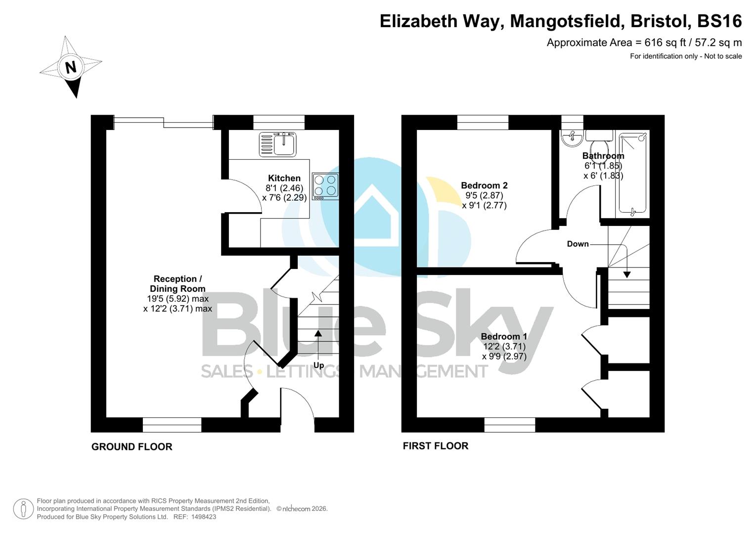 62, Elizabeth Way, Bristol floorplan