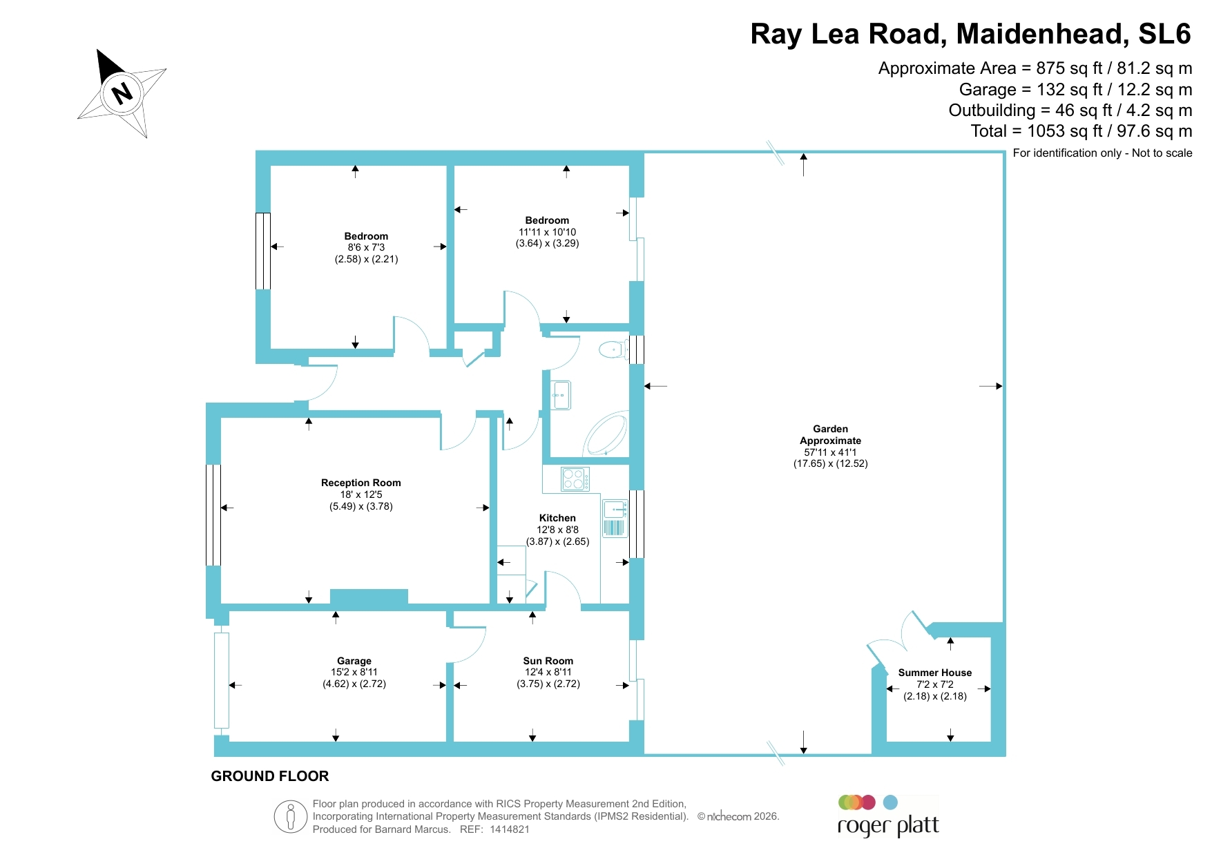 54, Ray Lea Road, Maidenhead floorplan