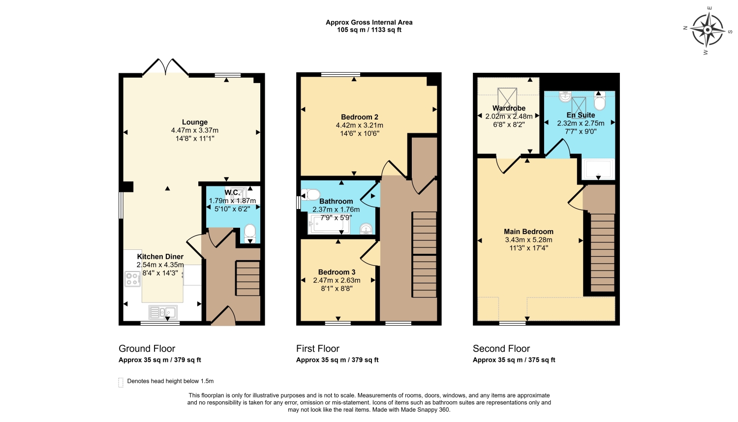 24, Buttercross Lane, Witney floorplan
