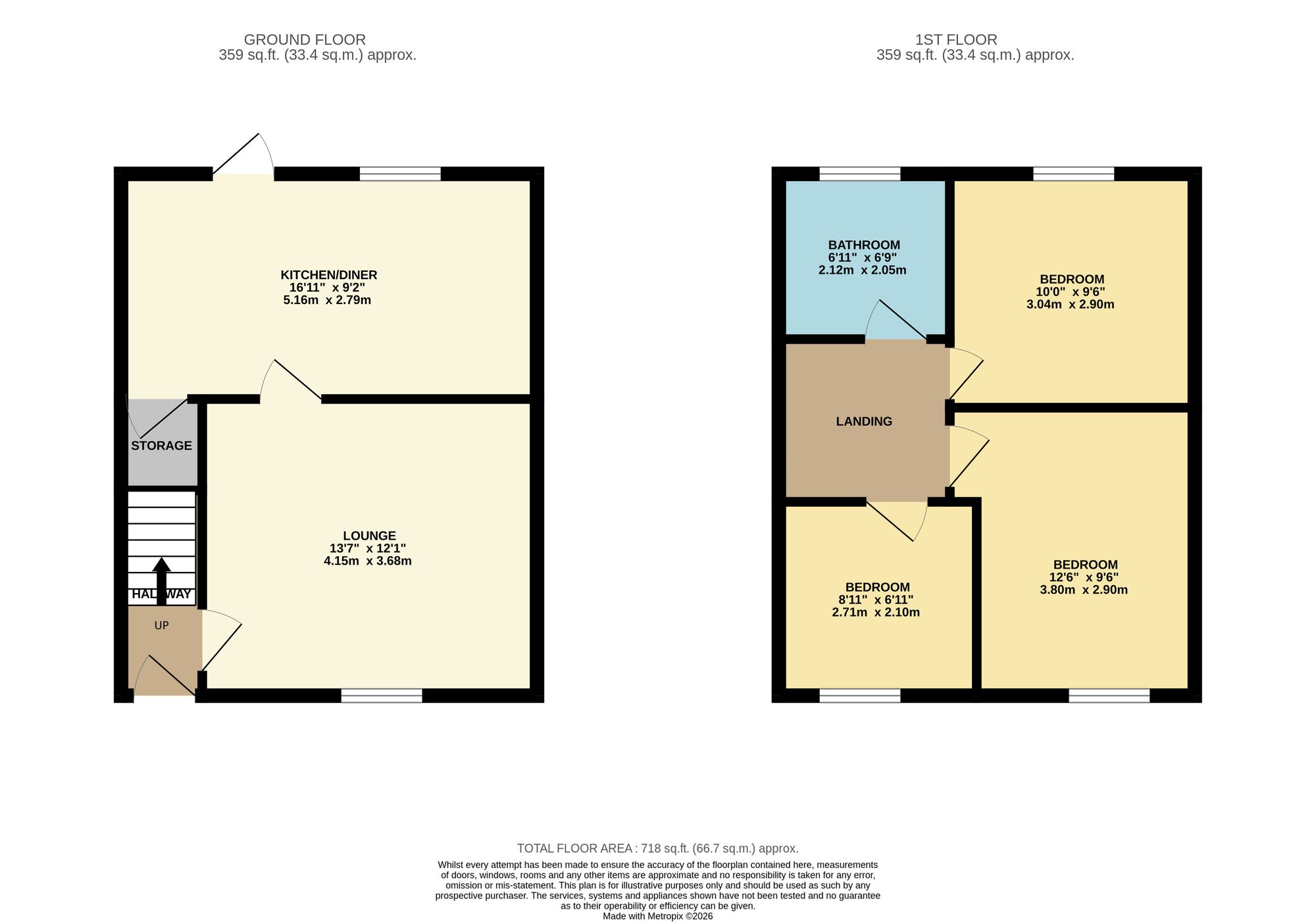 1 Lichfield Drive, Bury floorplan