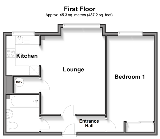 Hunting Gate, Birchington floorplan