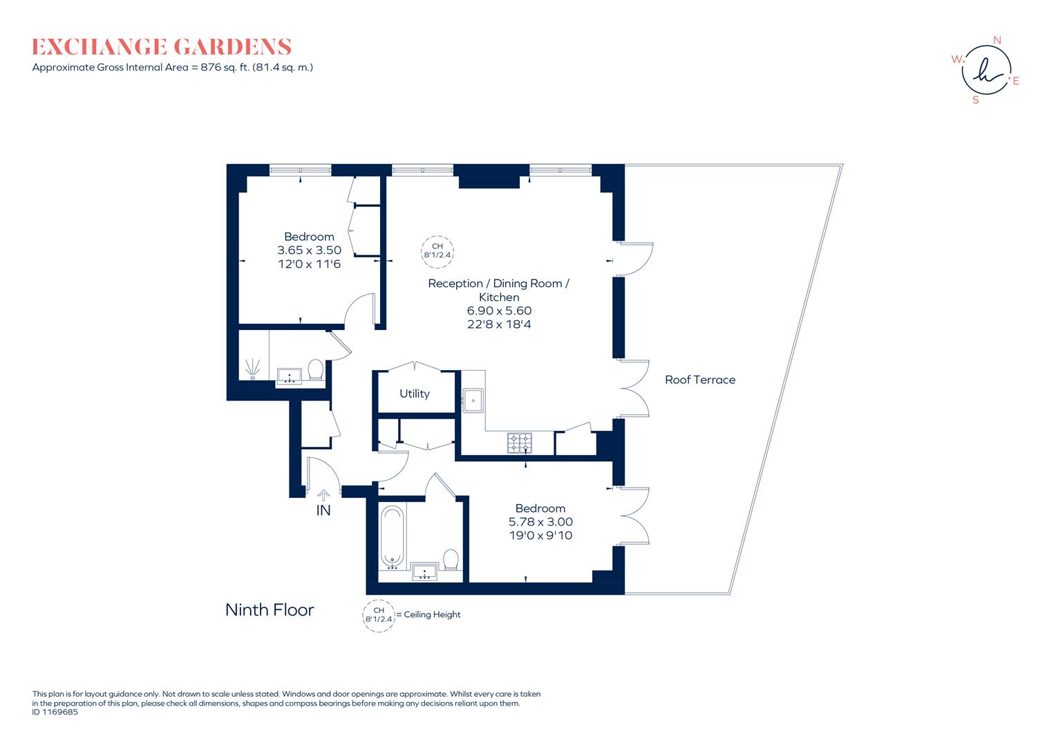 Keybridge, 80, South Lambeth Road, London floorplan