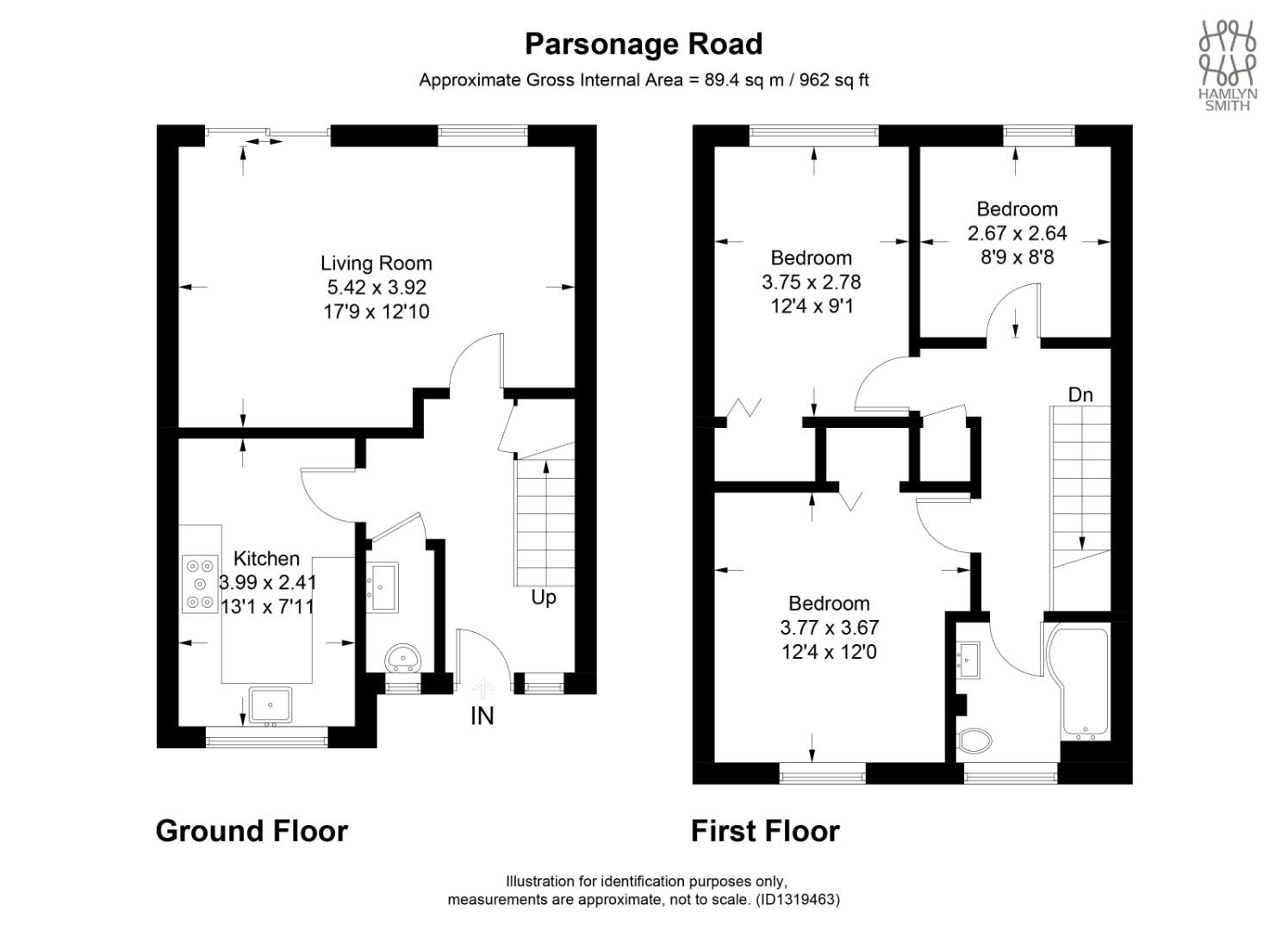 60, Parsonage Road, Henfield floorplan