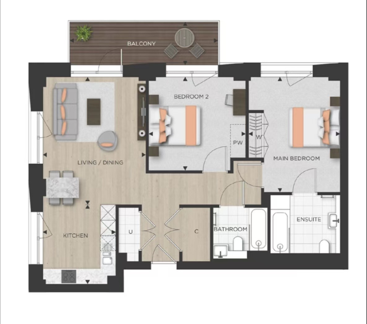 Darter House, Anax Street, London floorplan