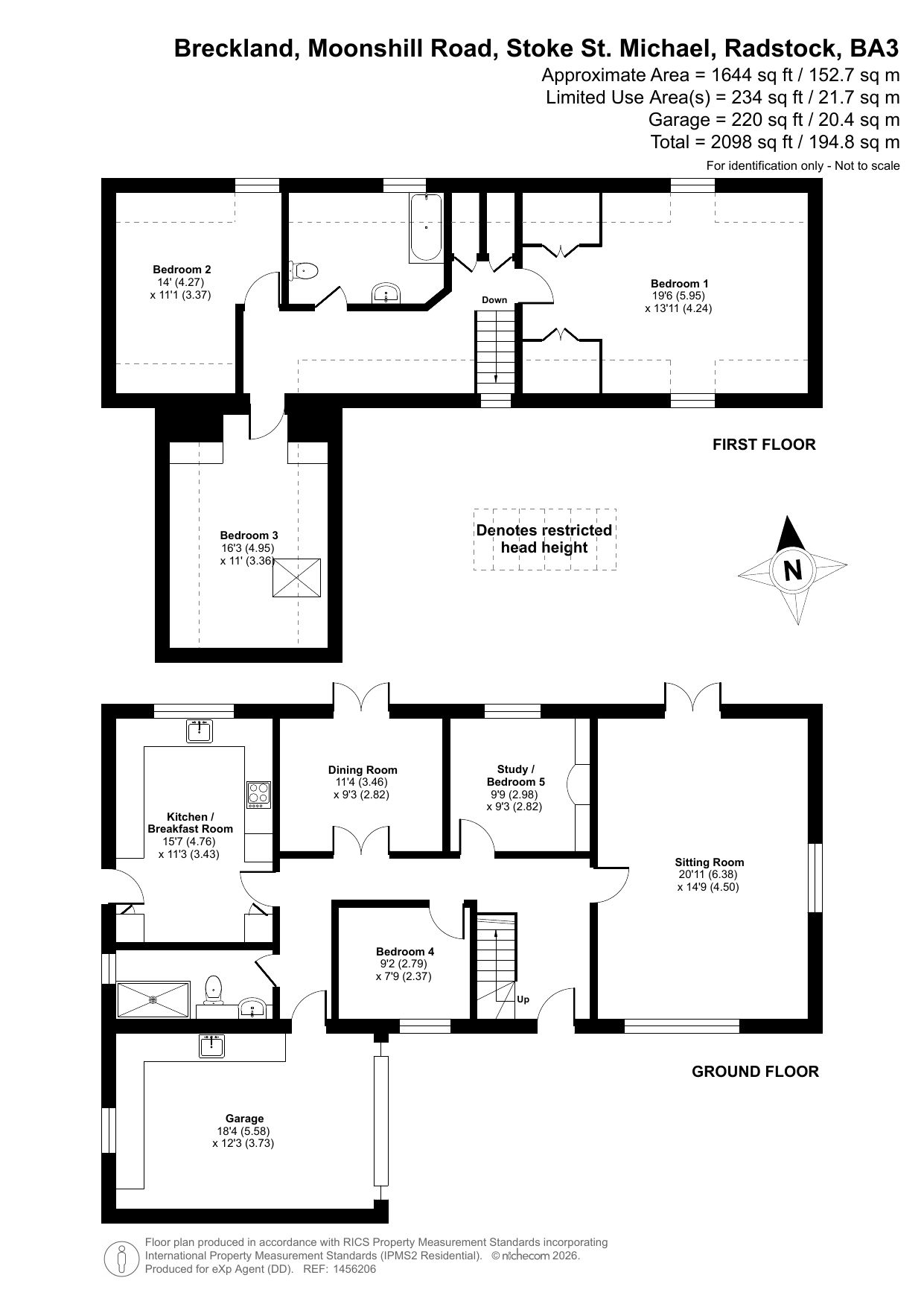 Breckland, Moonshill Road, Radstock floorplan