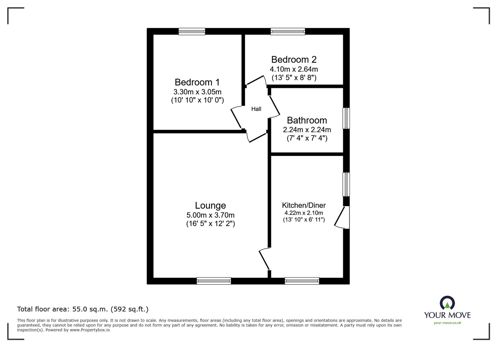 21, Calver Close, Barnsley floorplan