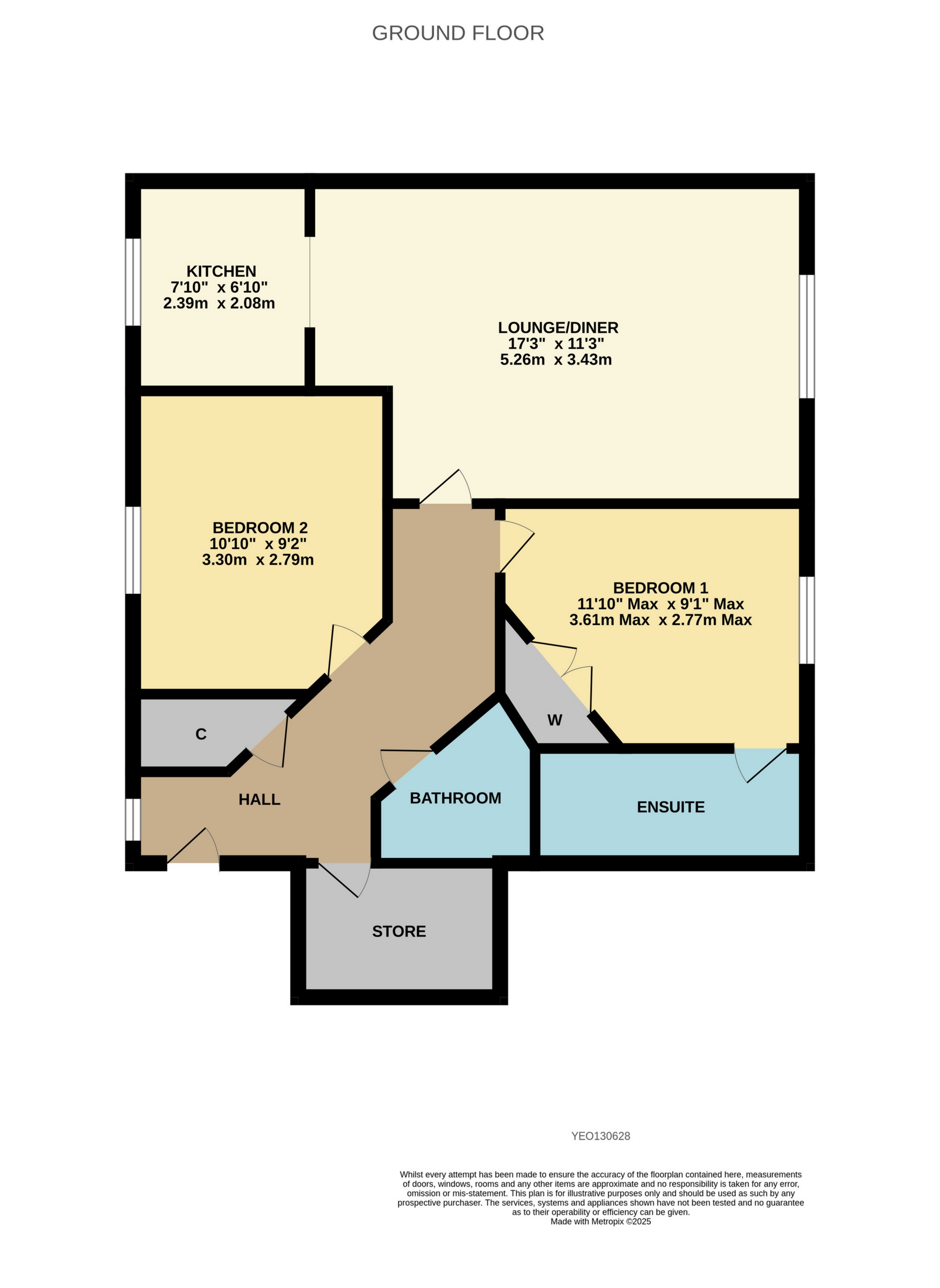 84, Shrewsbury Road, Yeovil floorplan
