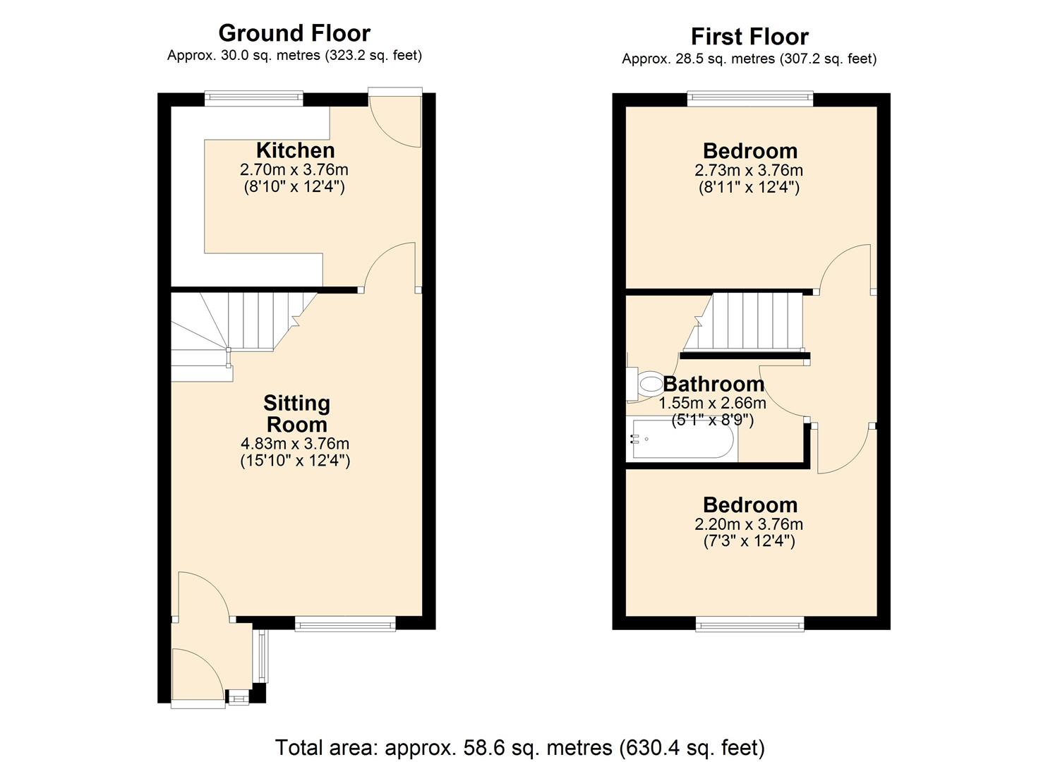 366, Manchester Road, Westhoughton floorplan