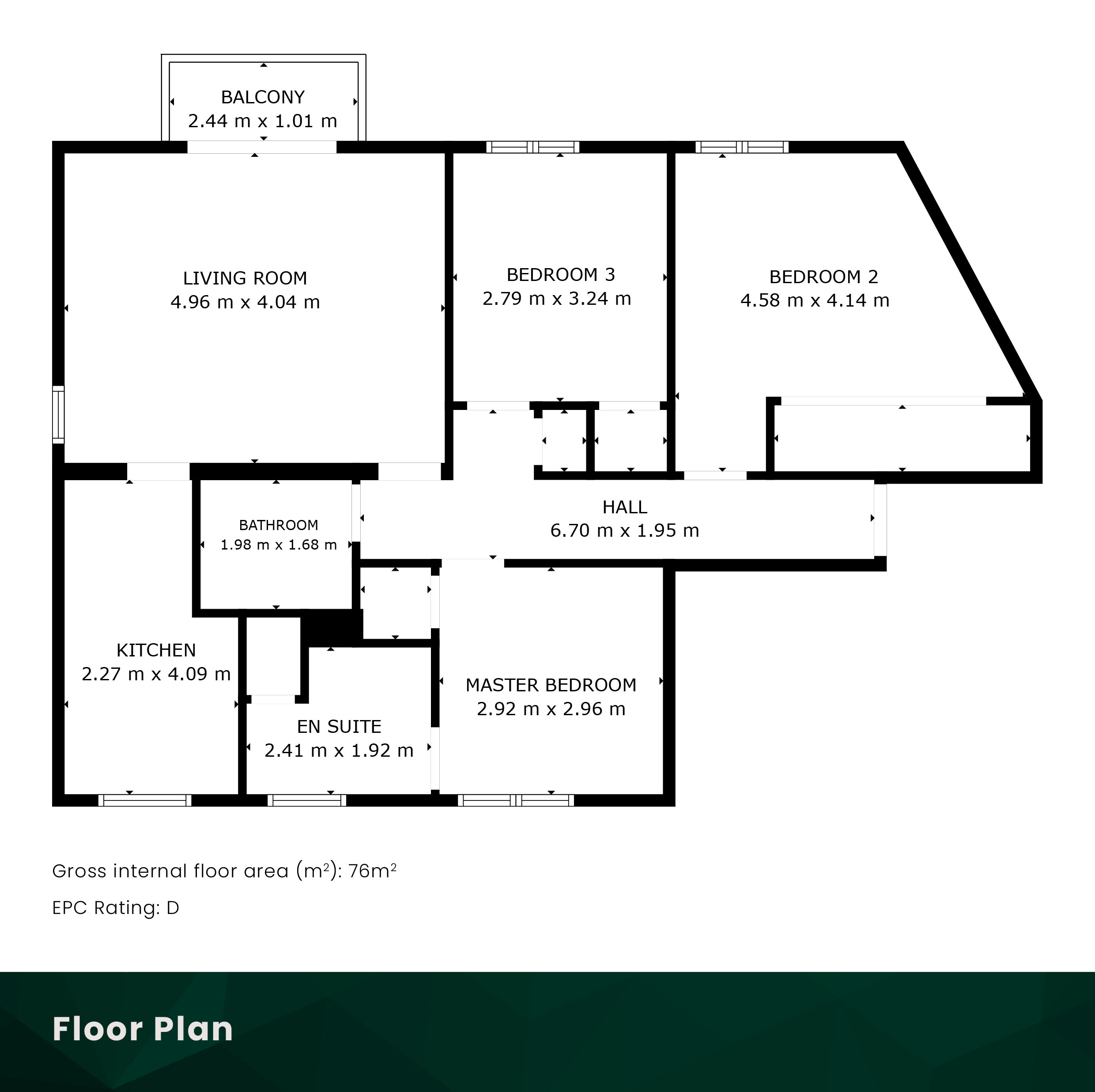 Flat 10, 12 Riverview Place, Glasgow, G5 8EH floorplan