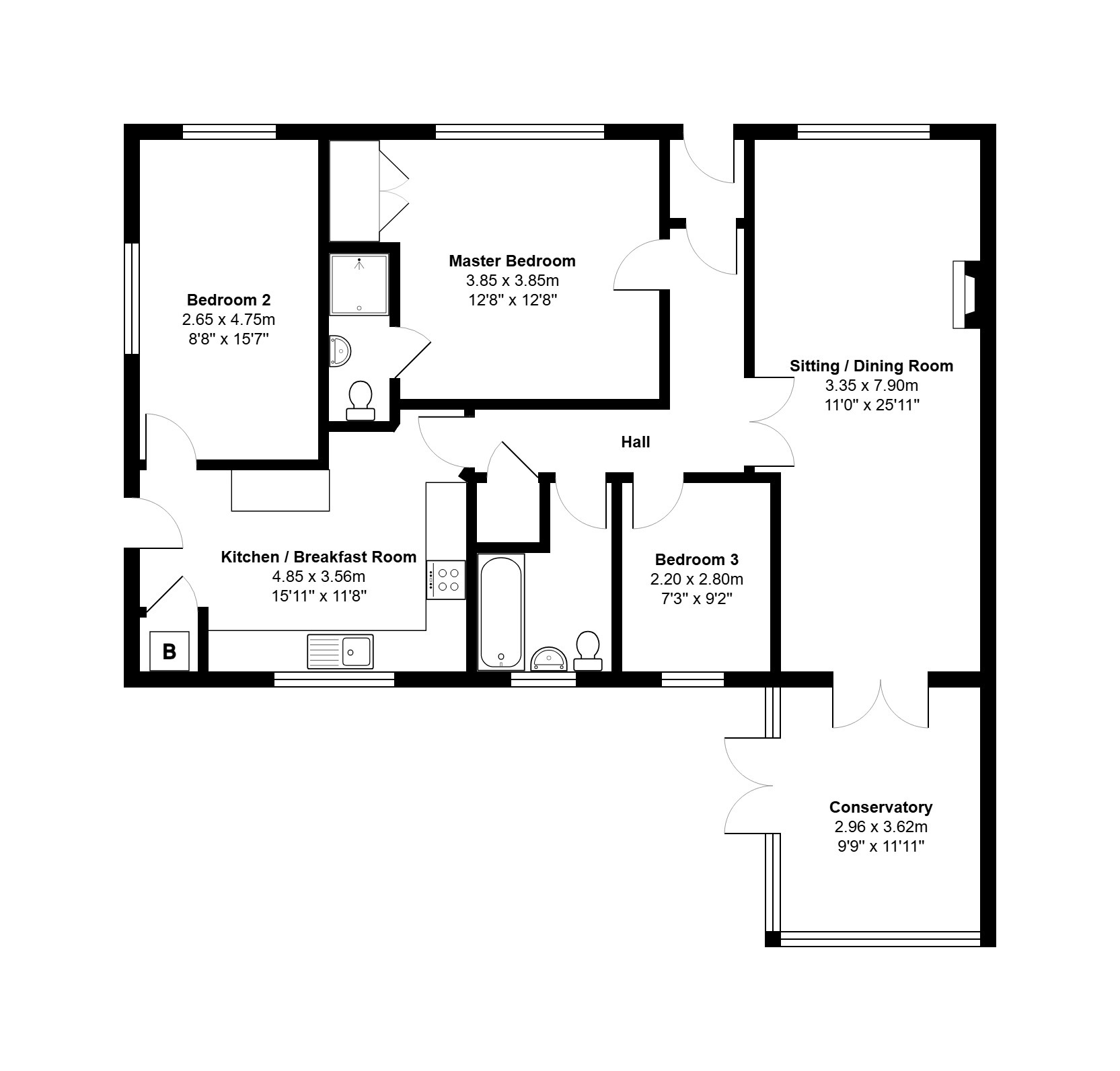3, Hawthorn Drive, King's Lynn floorplan