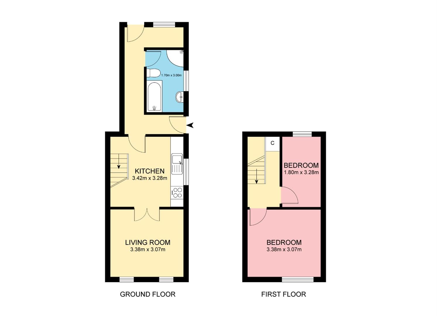 24, Bow Terrace, Maidstone floorplan