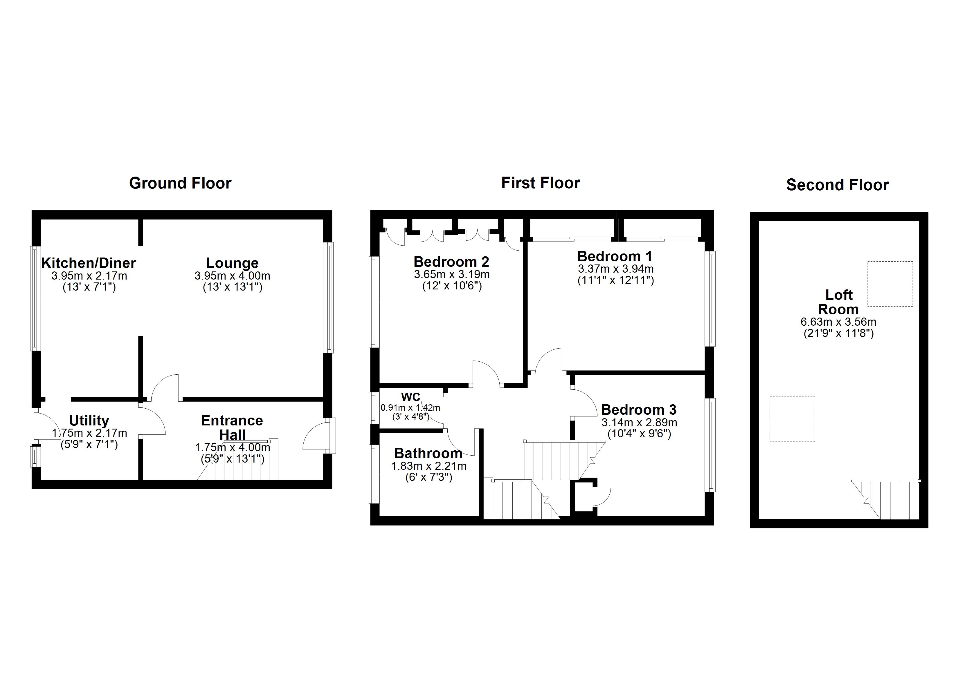 3 Bedrooms Terraced house for sale in Woodville Road, Penwortham, Preston PR1