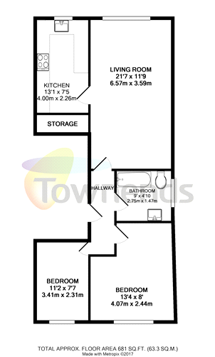 2 Bedrooms Flat to rent in Sinclair Road, London W14