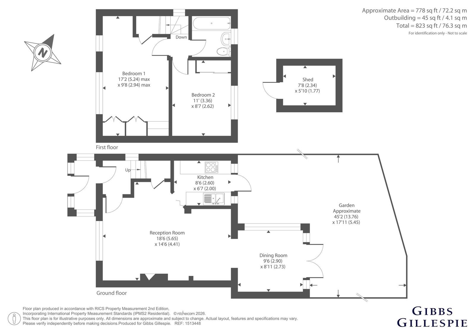 20, Trevor Crescent, Middlesex floorplan