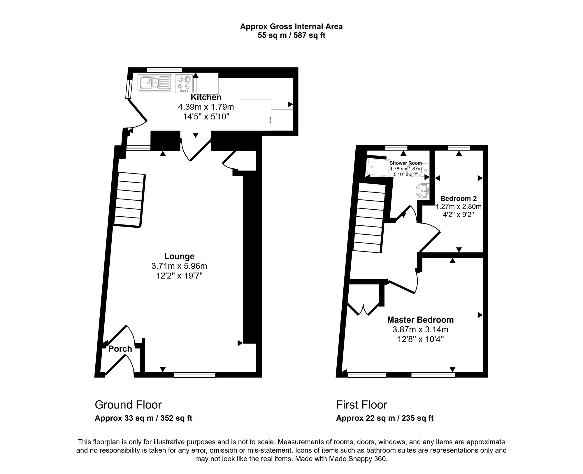3 Chapel Row Heol Spencer, Bridgend floorplan