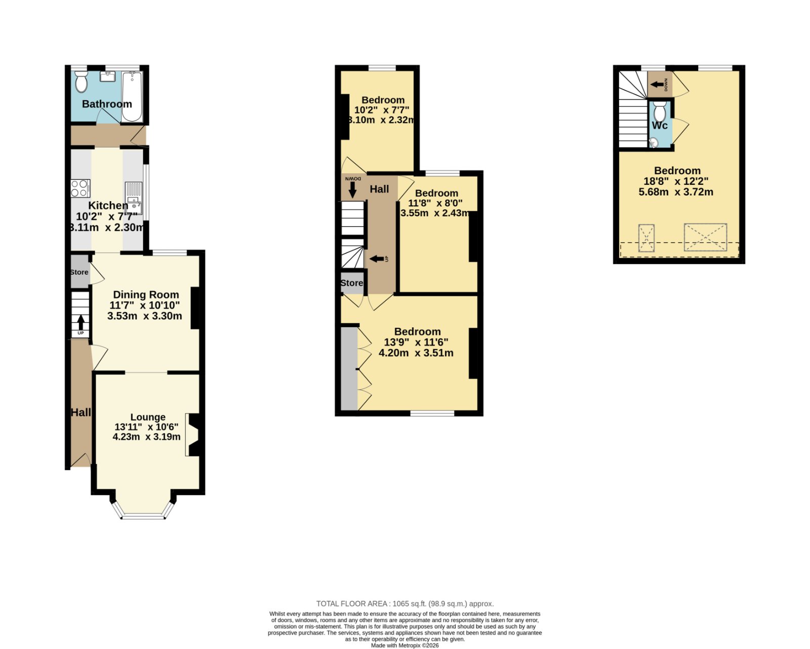 33, Romney Road, Ashford floorplan