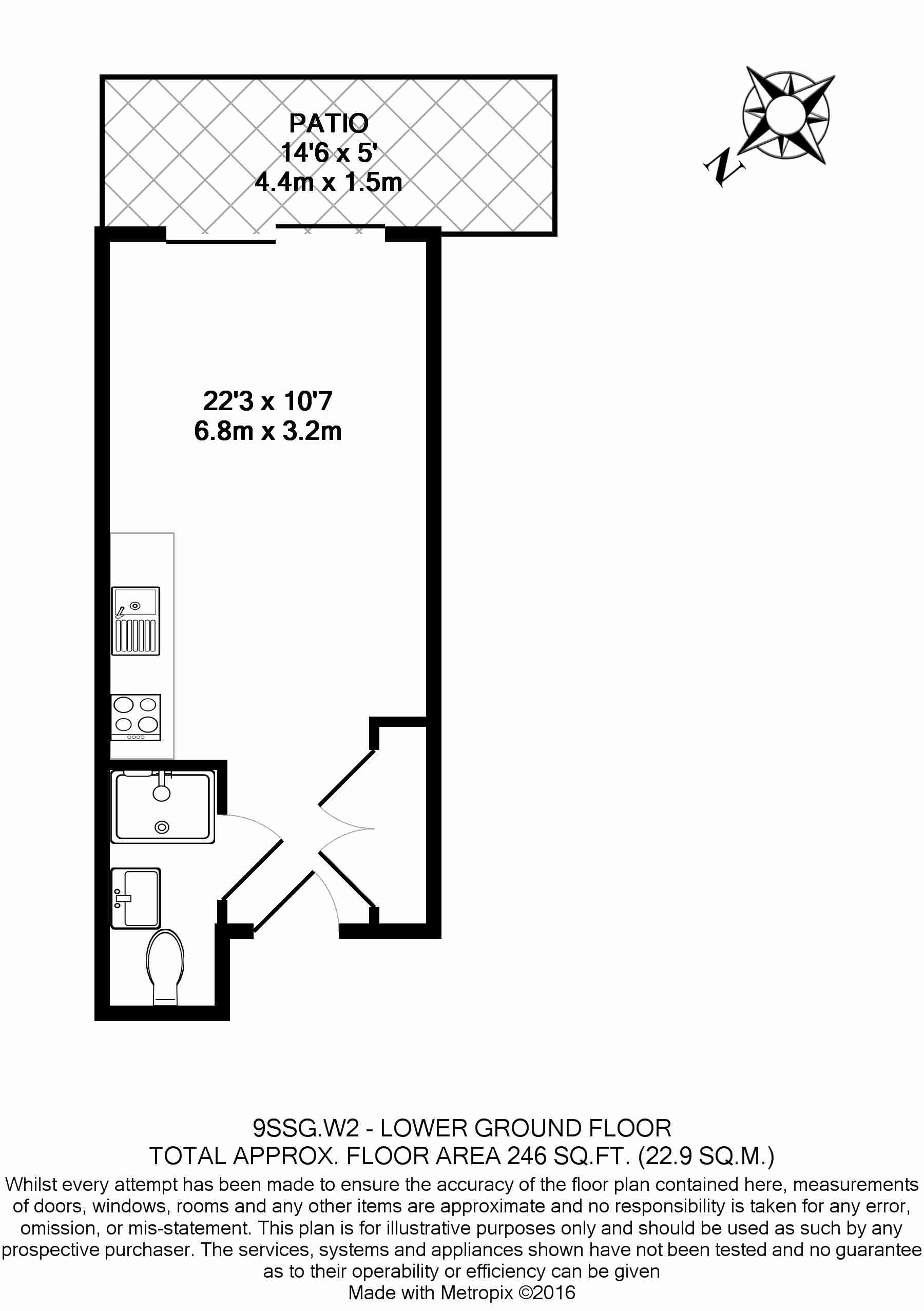 0 Bedrooms Studio to rent in St Stephens Gardens, Bayswater W2