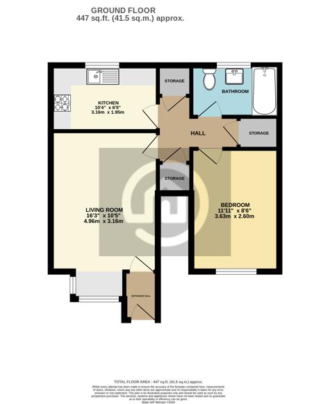 17, The Willows, Bedford floorplan