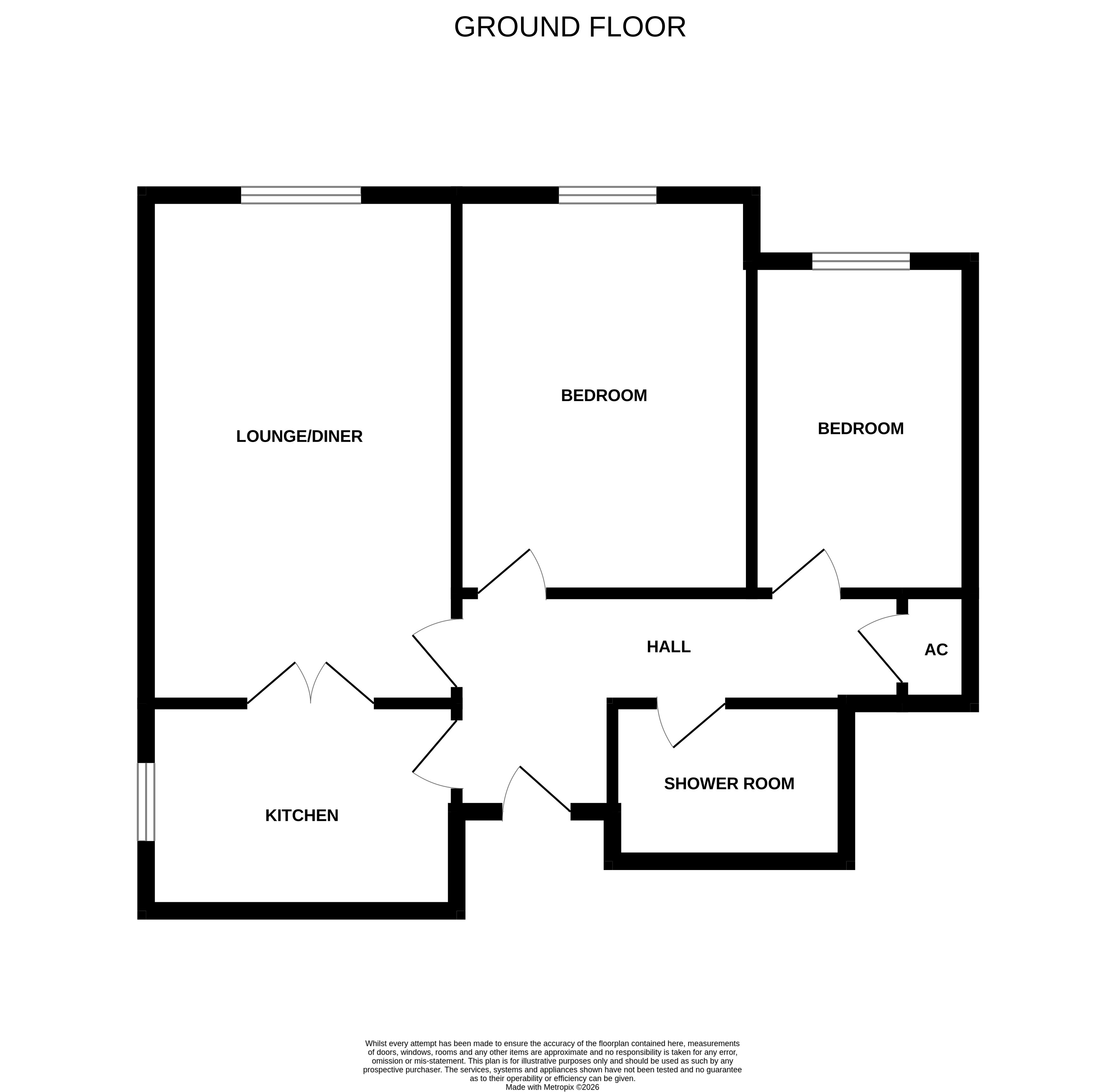 26, Millers Court, Biggleswade floorplan