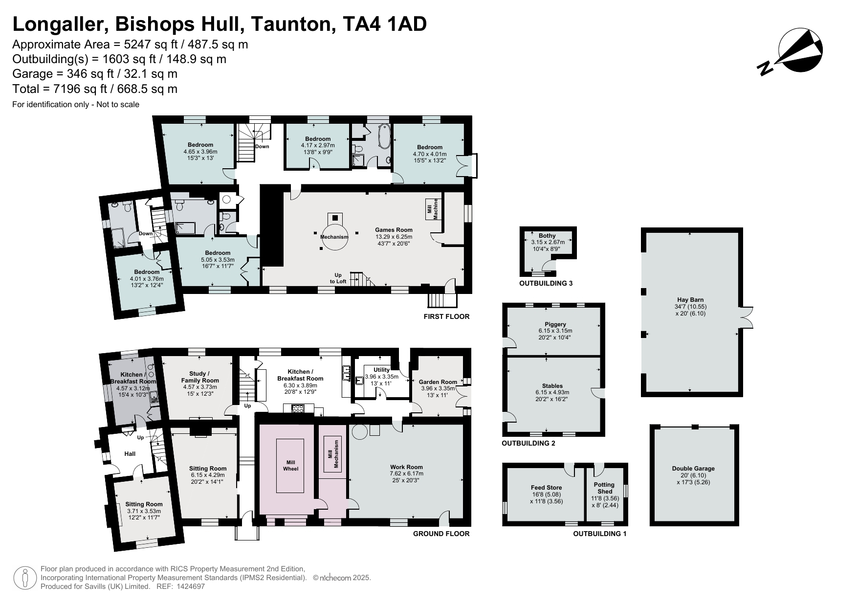 Longaller Mill,, Longaller, Taunton floorplan