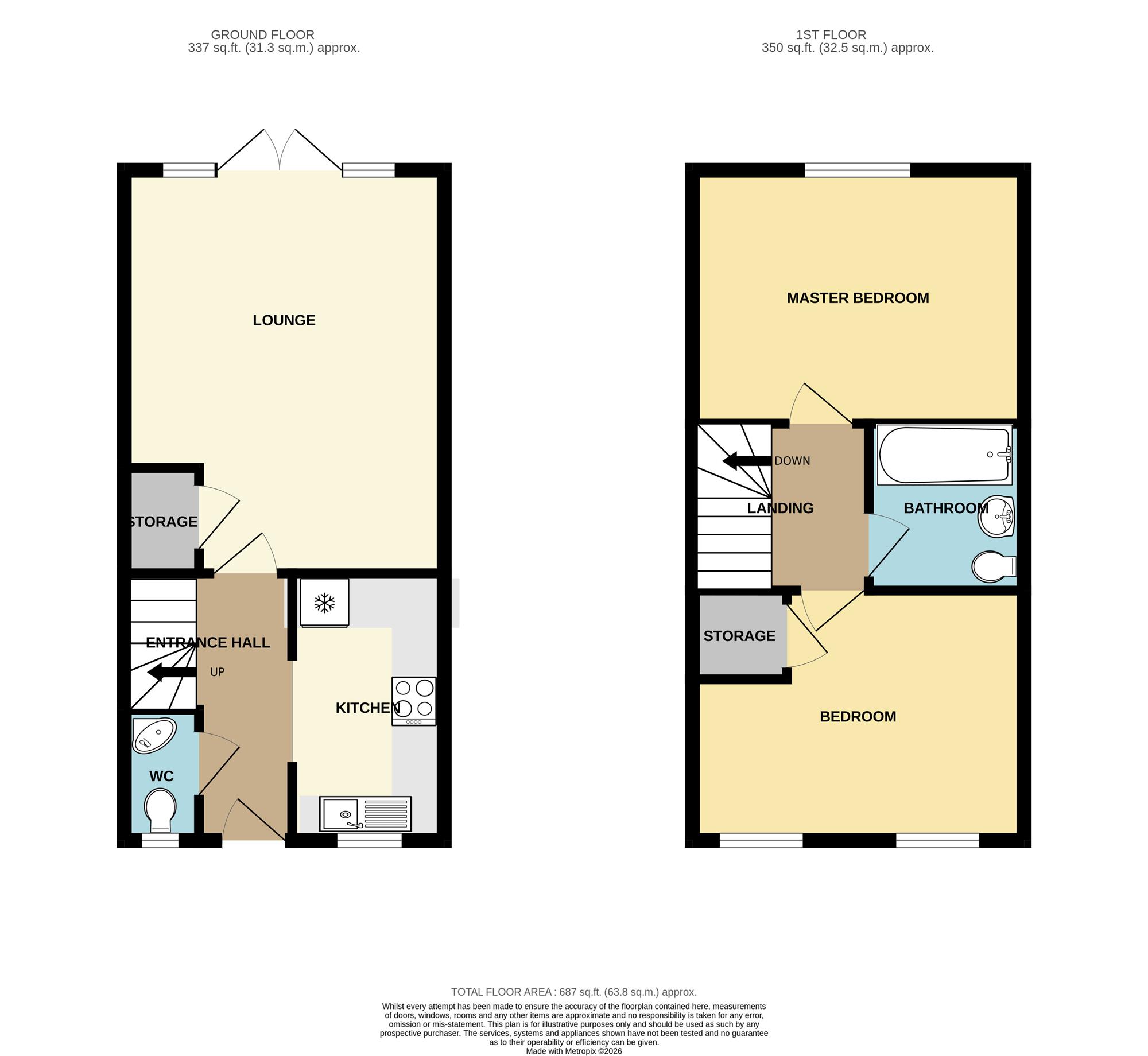 20, Woodpecker Way, Kirby Cross floorplan