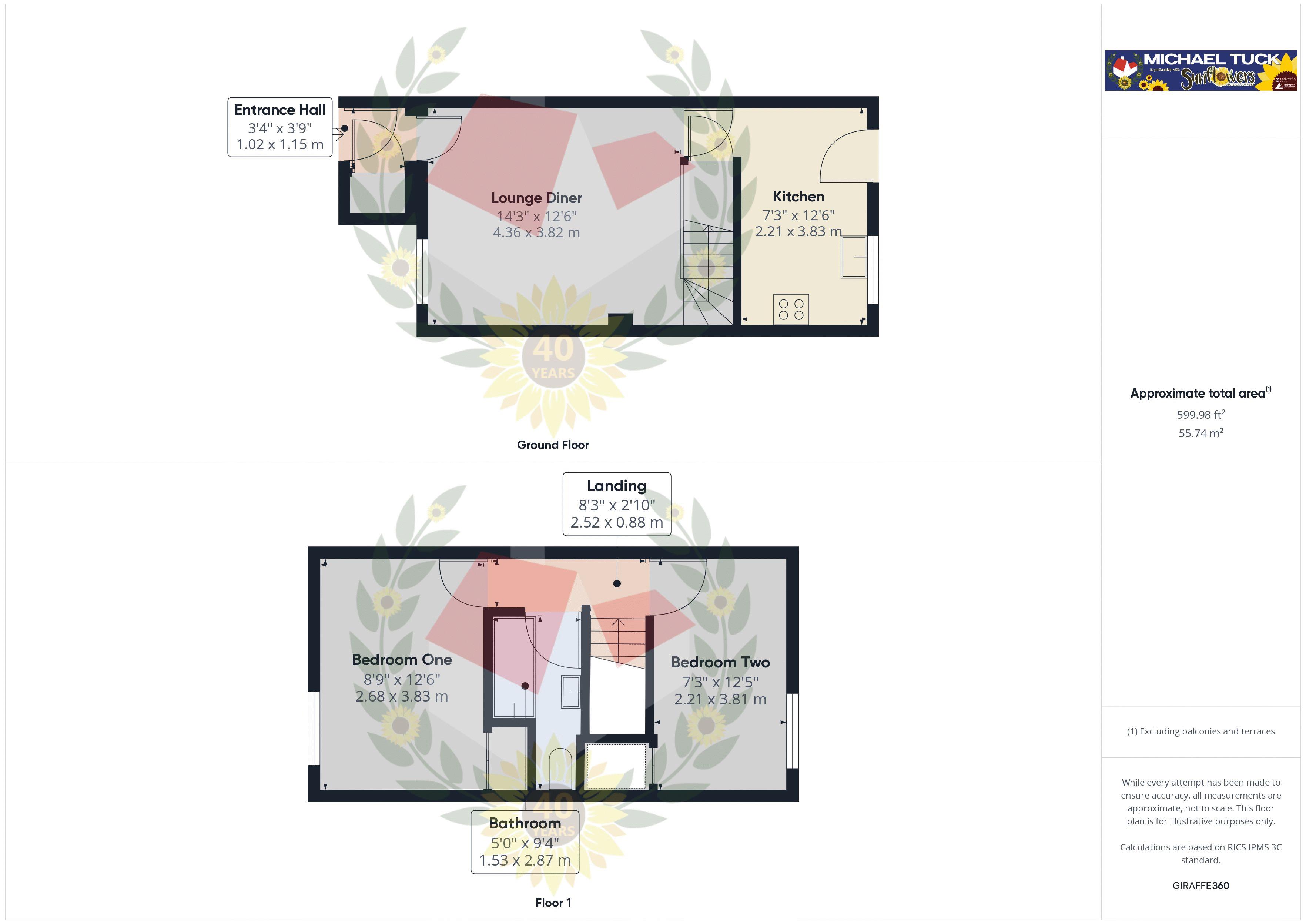Westbourne Drive, Hardwicke, Gloucester GL2, 2 bedroom terraced house