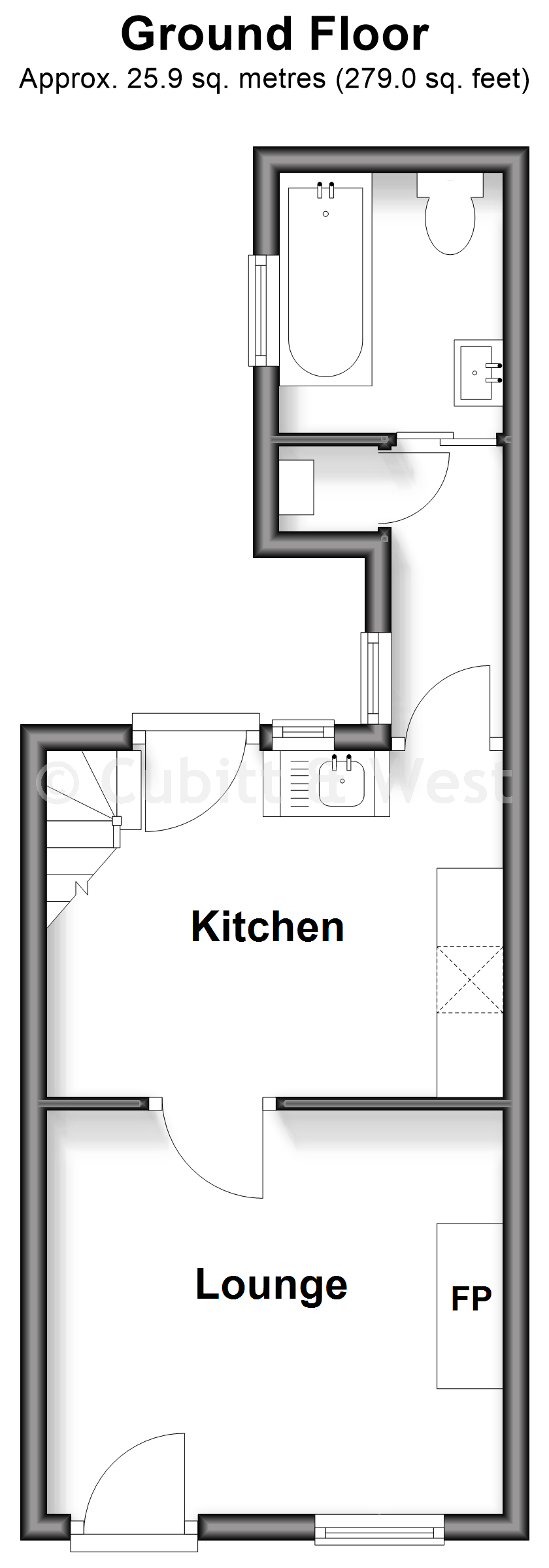 59, New Road, Lewes floorplan