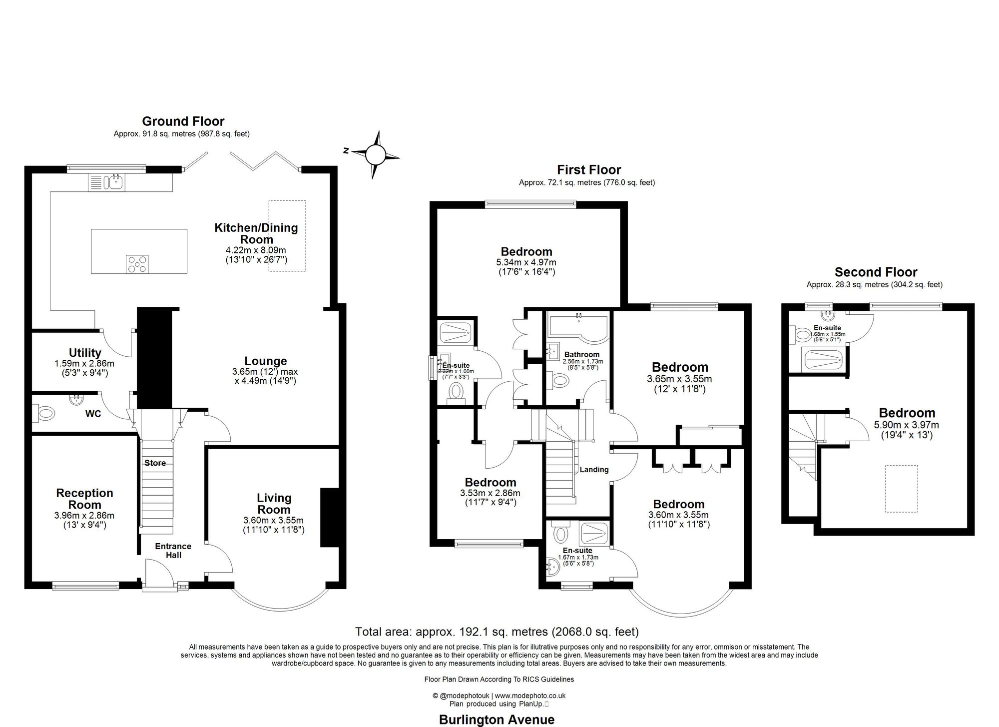 1 Burlington Avenue, Romford floorplan