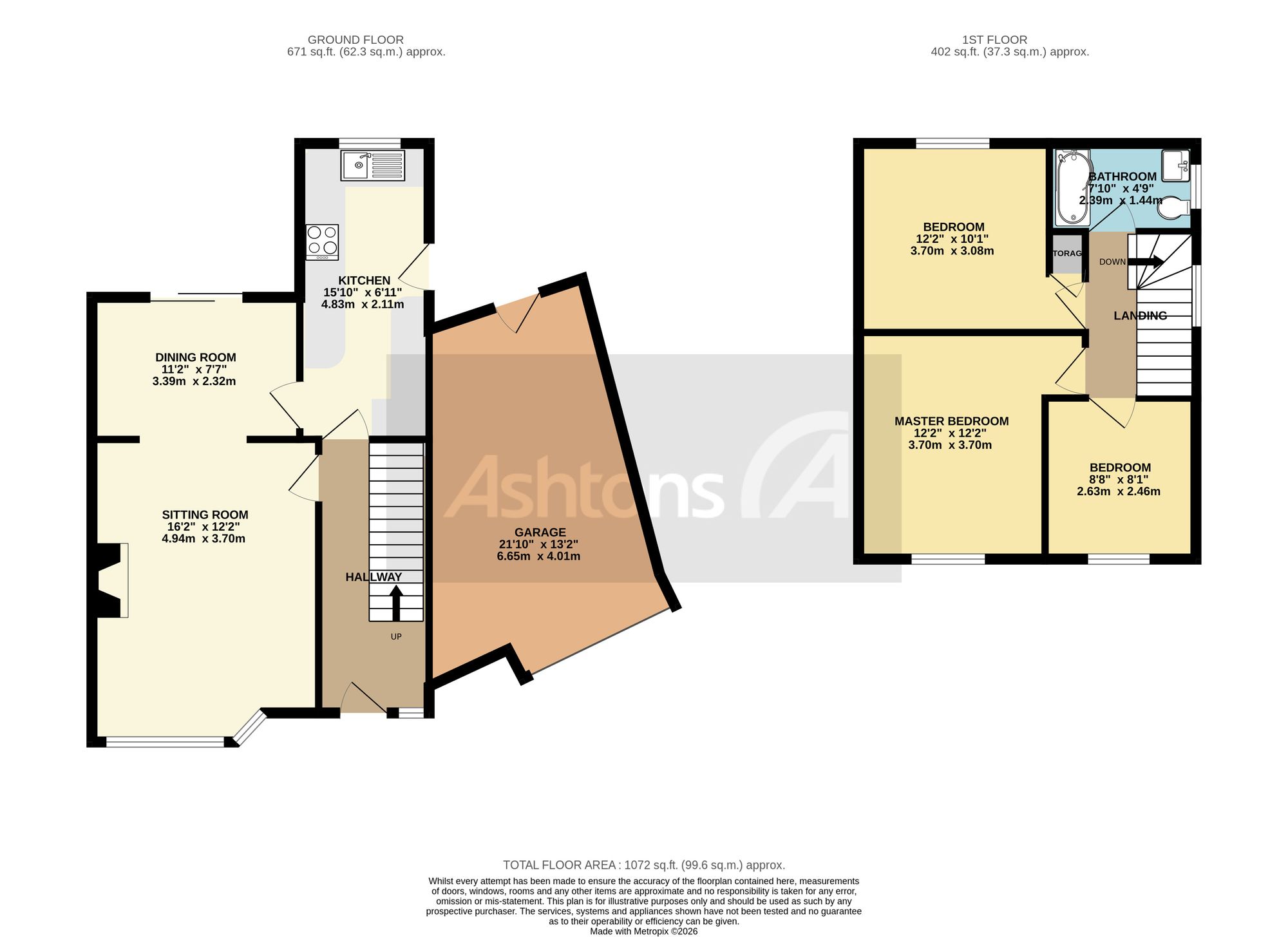 96 Green Lane, Warrington floorplan