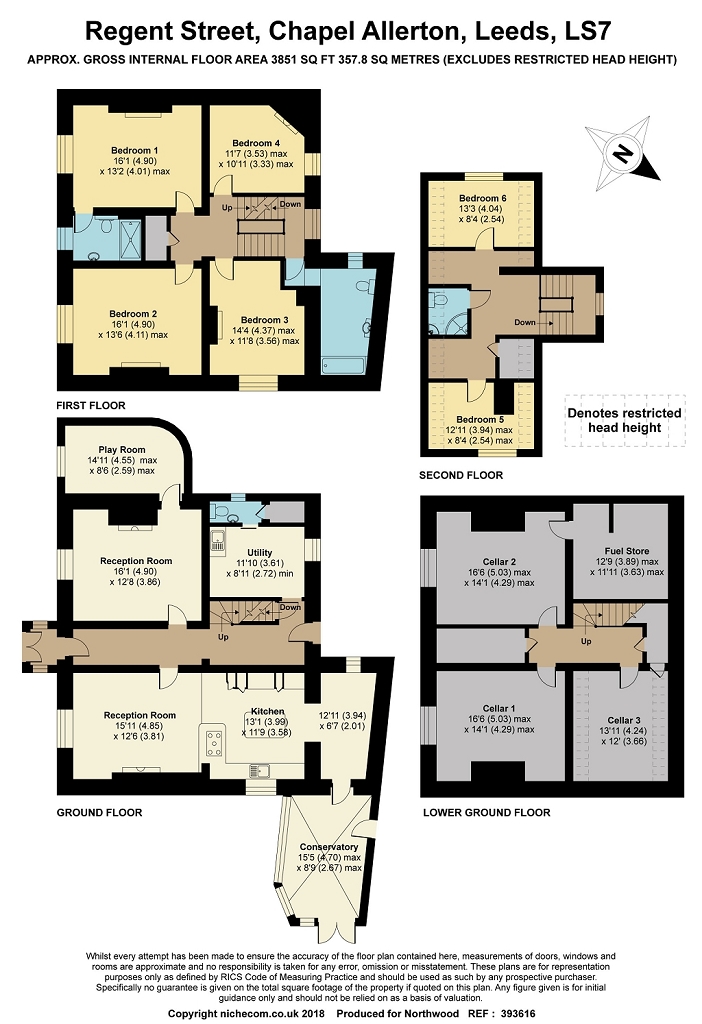 6 Bedrooms Detached house for sale in Regent Lodge, Regent Street, Chapel Allerton, Leeds LS7