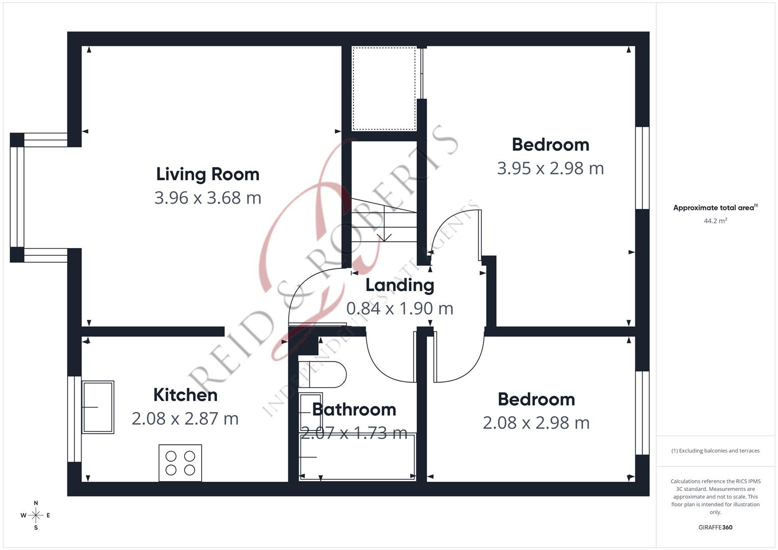 6 Nant Court, Park Road, Wrexham floorplan