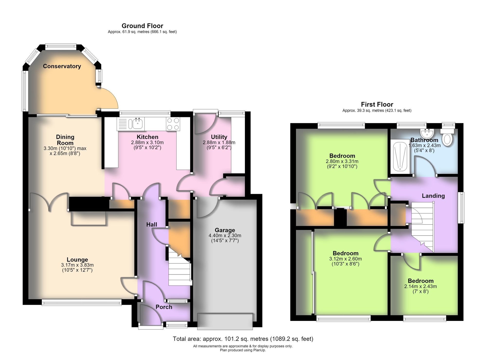1, Priory Close, Telford floorplan