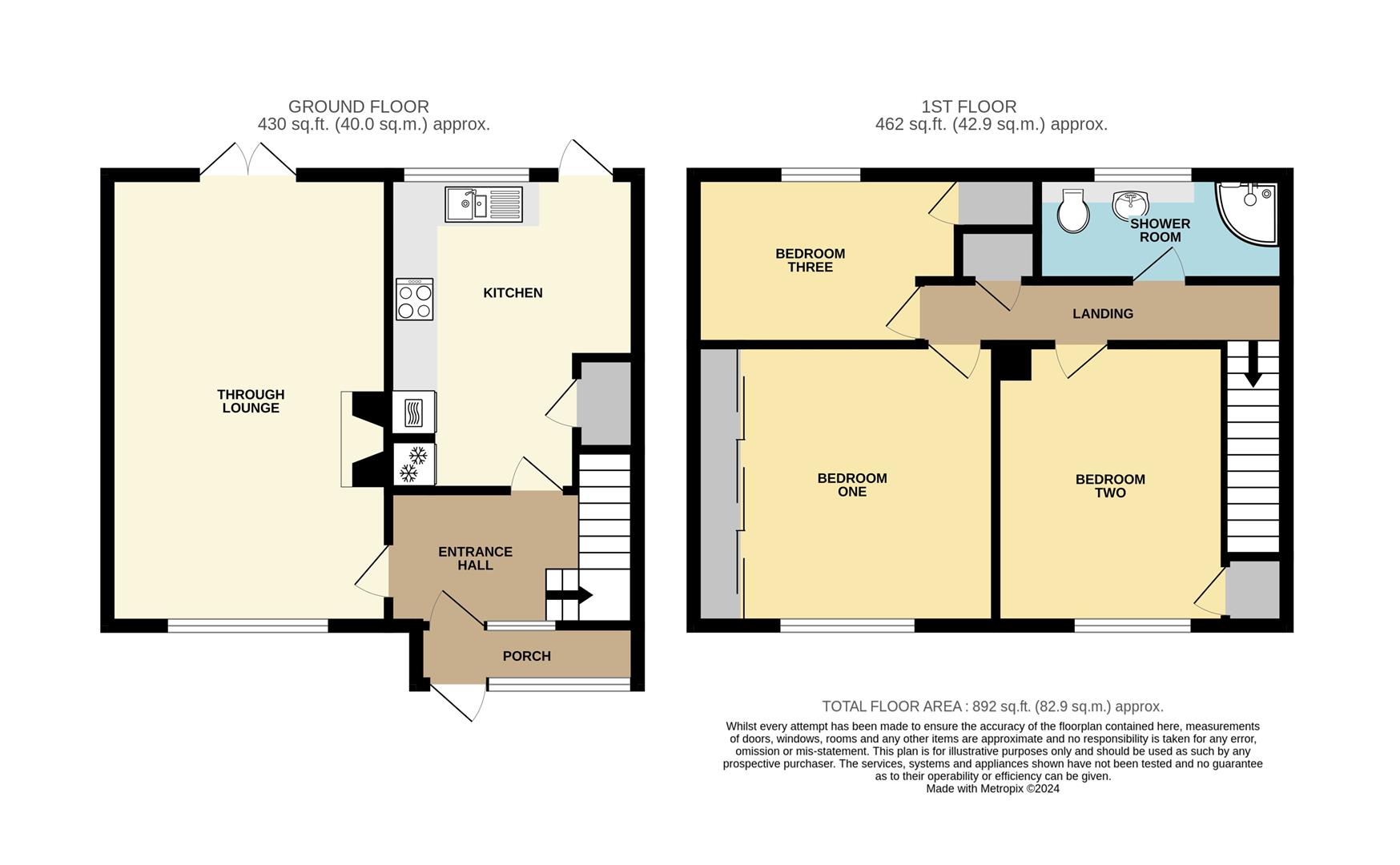 49, Tudor Crescent, Hainault floorplan