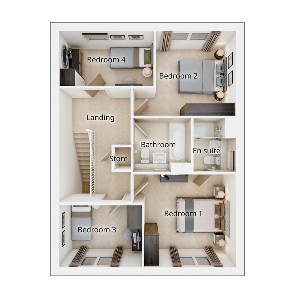 Torrance Place, Off Panton Avenue, Holytown, Motherwell floorplan