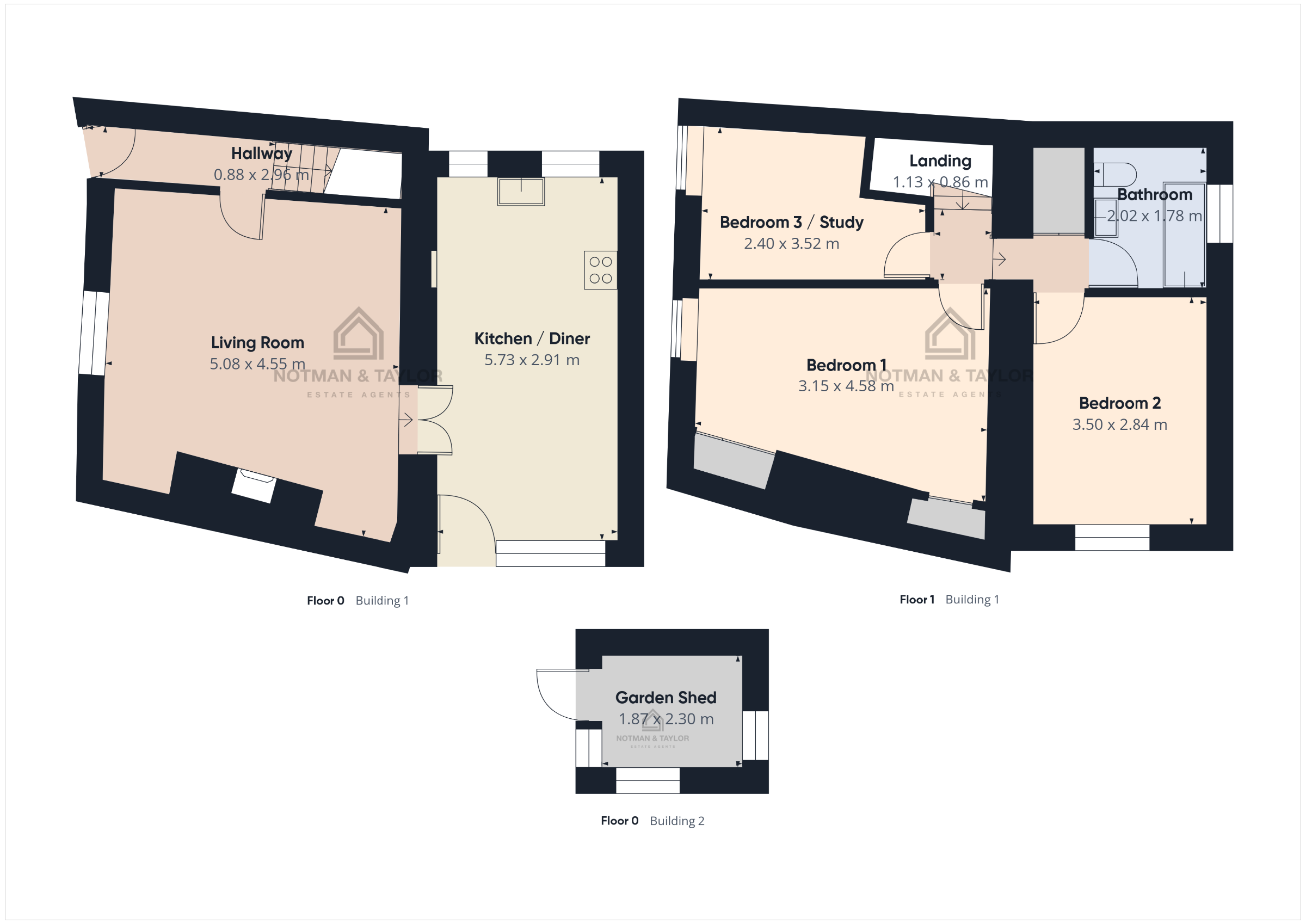 2 Mount Pleasant, Torpoint floorplan
