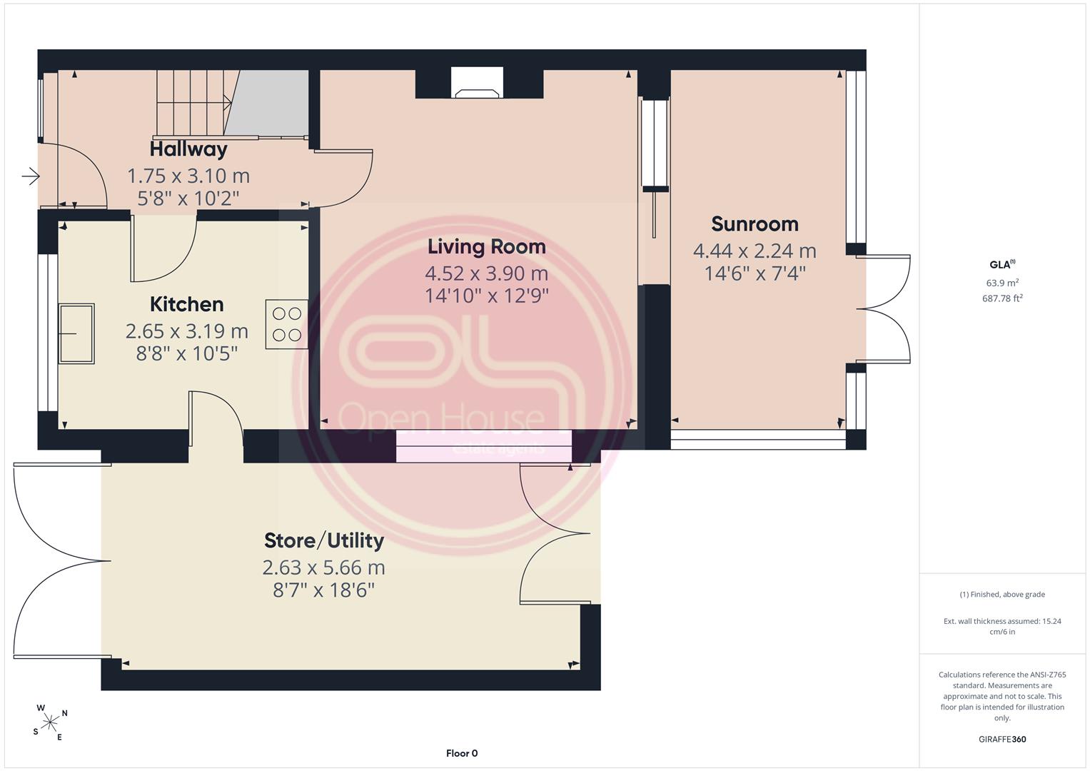 4, Kings Road, Swadlincote floorplan
